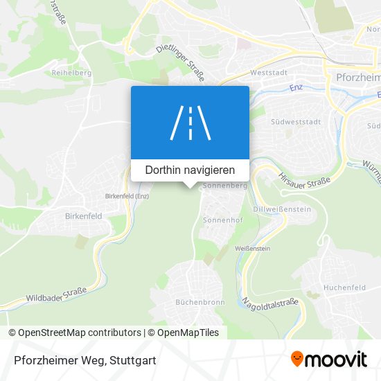 Pforzheimer Weg Karte