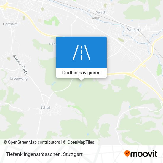 Tiefenklingensträsschen Karte