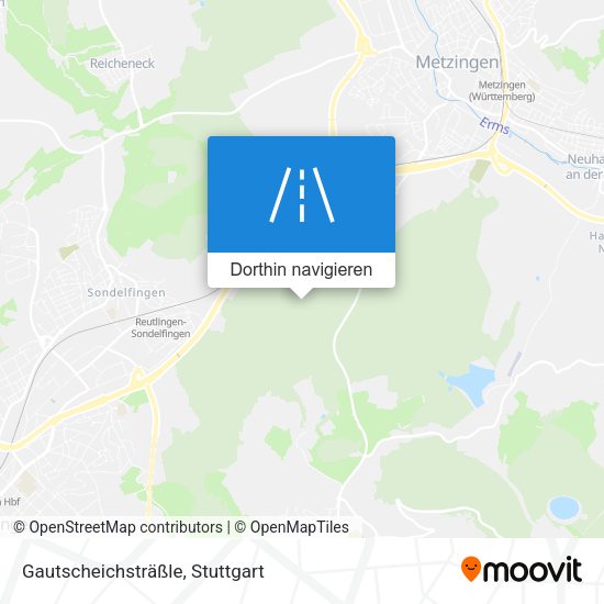Gautscheichsträßle Karte