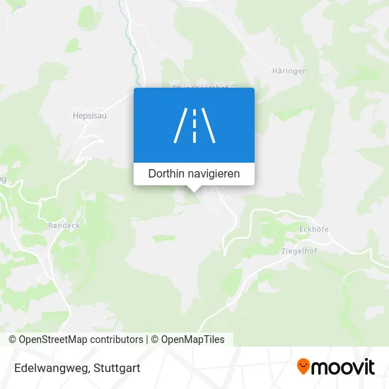 Edelwangweg Karte