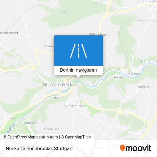 Neckartalhochbrücke Karte