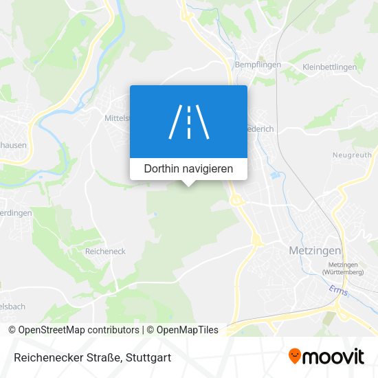 Reichenecker Straße Karte