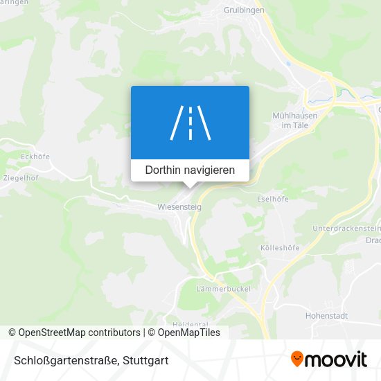 Schloßgartenstraße Karte