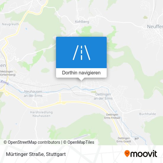 Mürtinger Straße Karte