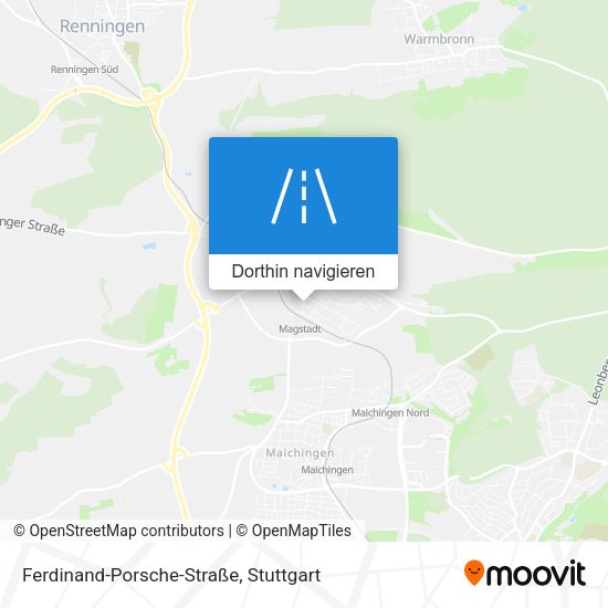 Ferdinand-Porsche-Straße Karte