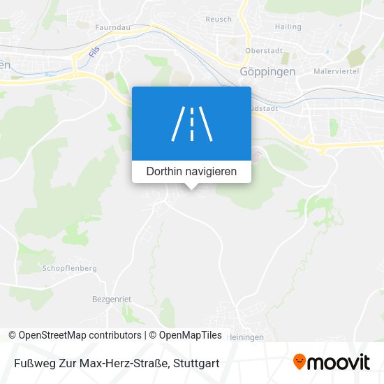 Fußweg Zur Max-Herz-Straße Karte