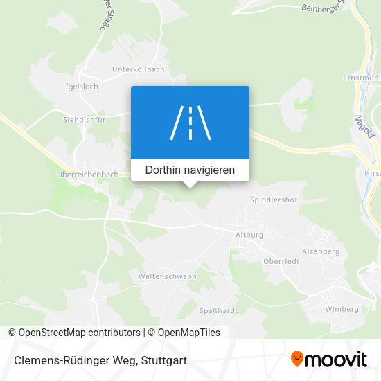 Clemens-Rüdinger Weg Karte