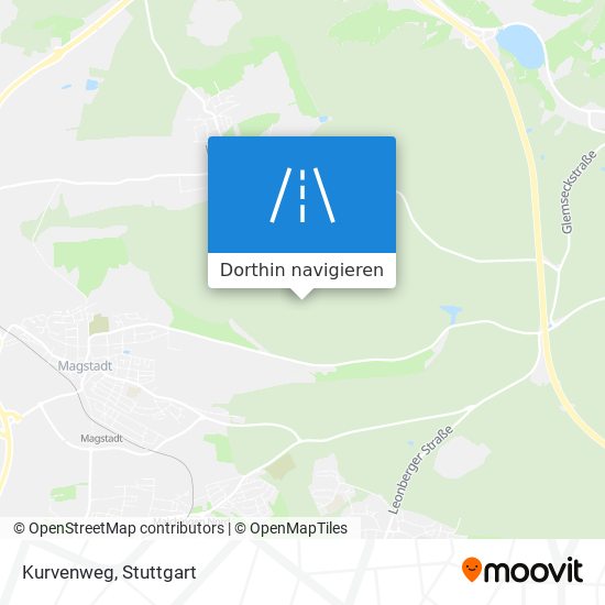 Kurvenweg Karte