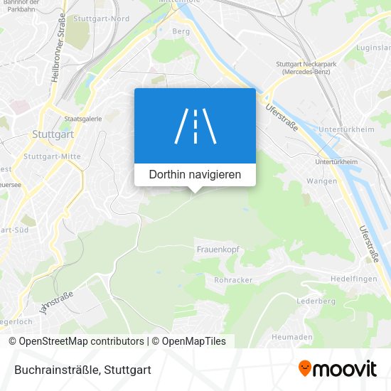 Buchrainsträßle Karte