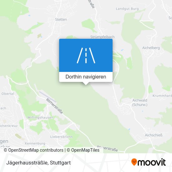 Jägerhaussträßle Karte