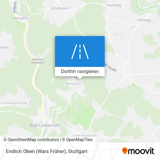 Endlich Oben (Wars Früher) Karte