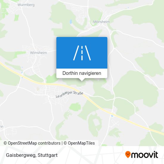 Gaisbergweg Karte