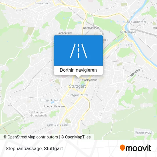 Stephanpassage Karte