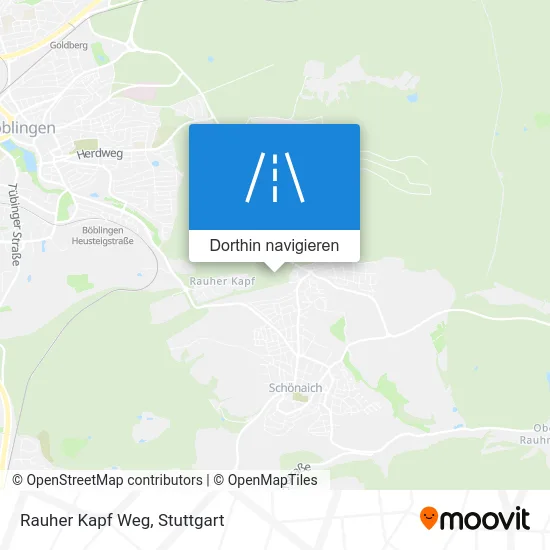 Rauher Kapf Weg Karte