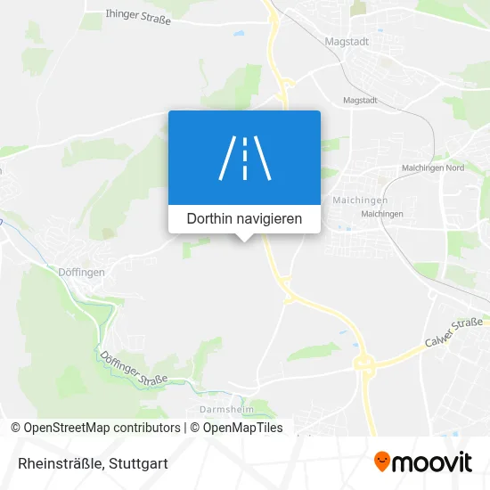 Rheinsträßle Karte