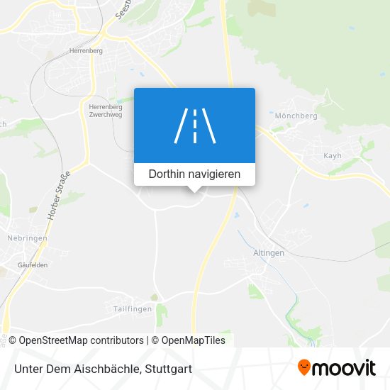 Unter Dem Aischbächle Karte
