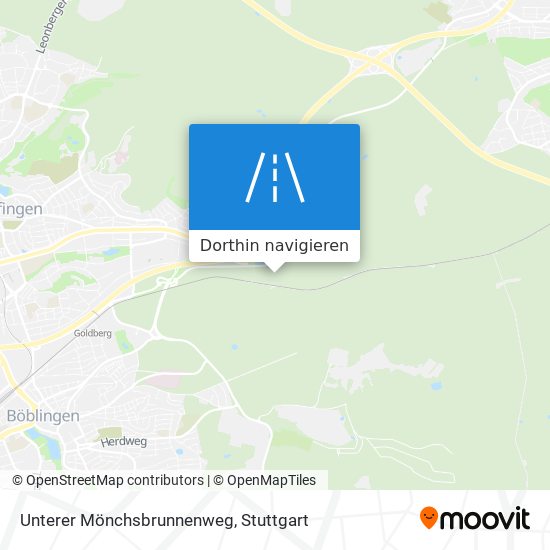 Unterer Mönchsbrunnenweg Karte