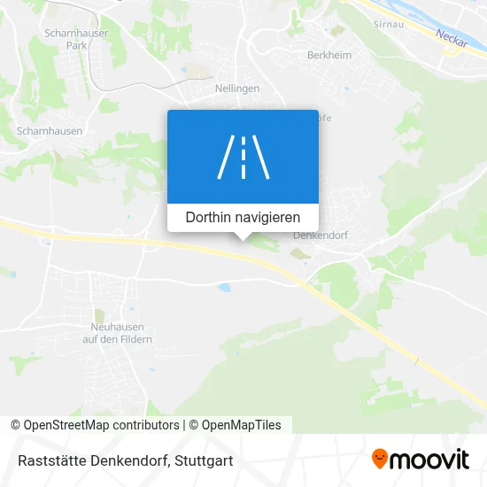 Raststätte Denkendorf Karte