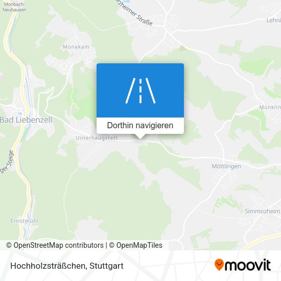 Hochholzsträßchen Karte