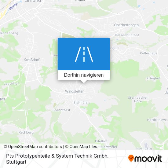 Pts Prototypenteile & System Technik Gmbh Karte