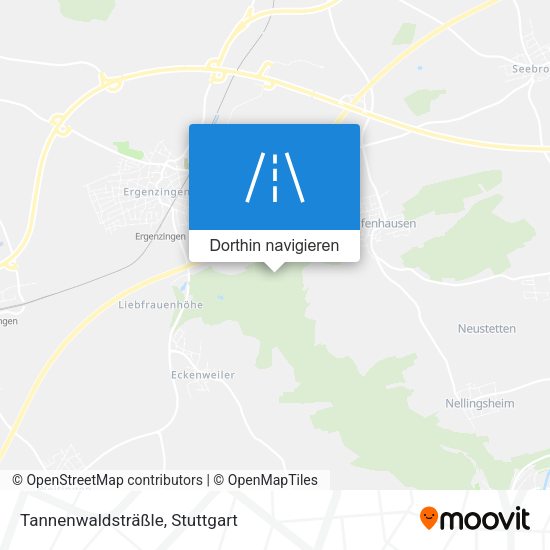 Tannenwaldsträßle Karte