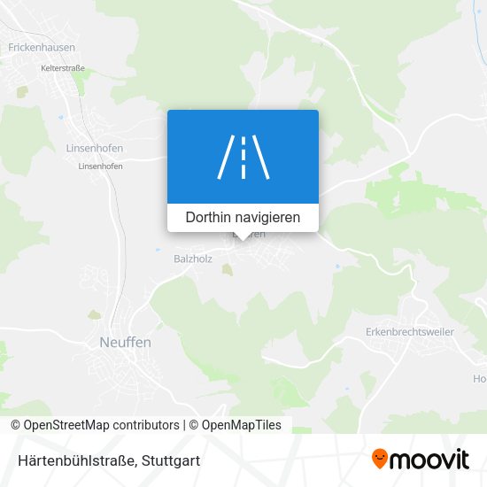 Härtenbühlstraße Karte