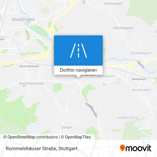 Rommelshäuser Straße Karte