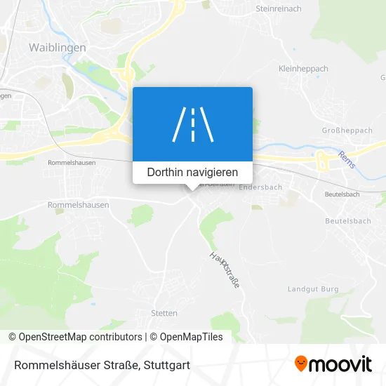 Rommelshäuser Straße Karte