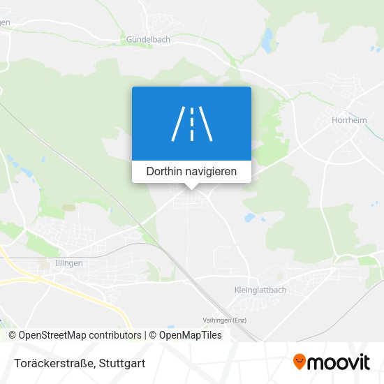 Toräckerstraße Karte