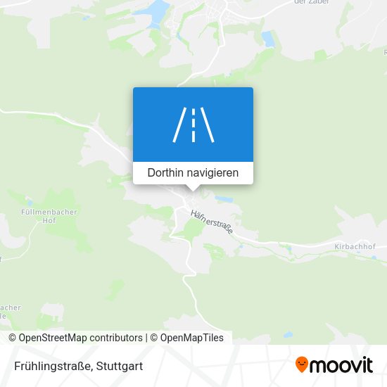 Frühlingstraße Karte