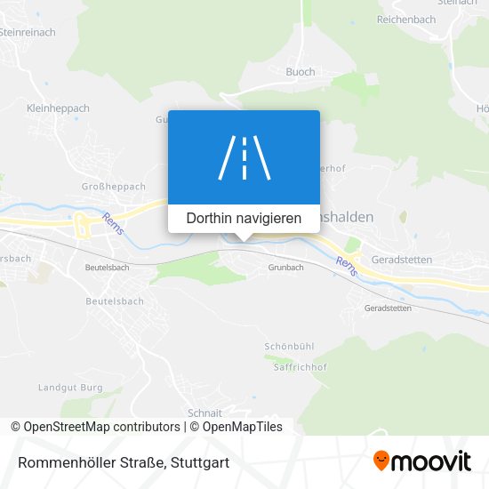 Rommenhöller Straße Karte