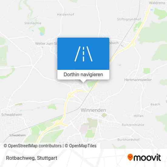 Rotbachweg Karte