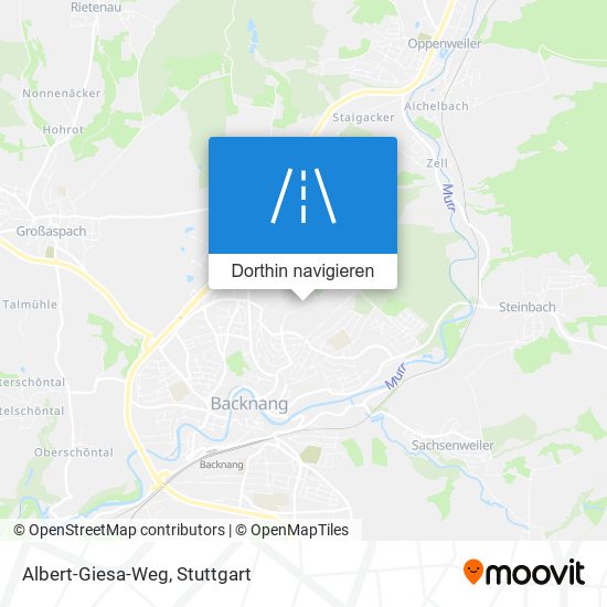 Albert-Giesa-Weg Karte