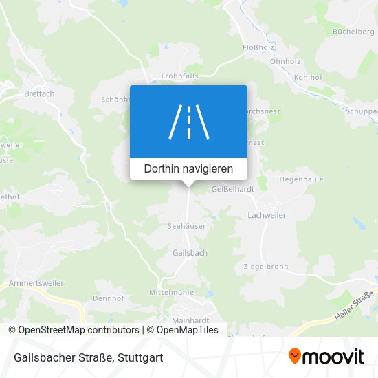 Gailsbacher Straße Karte