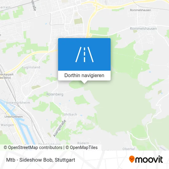 Mtb - Sideshow Bob Karte