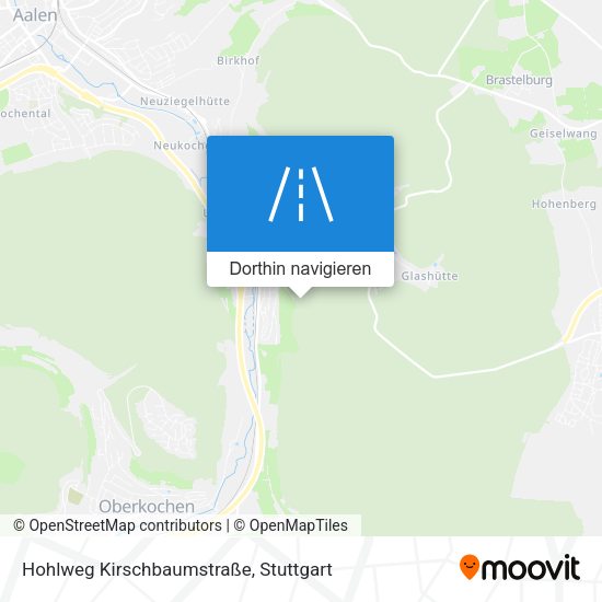 Hohlweg Kirschbaumstraße Karte