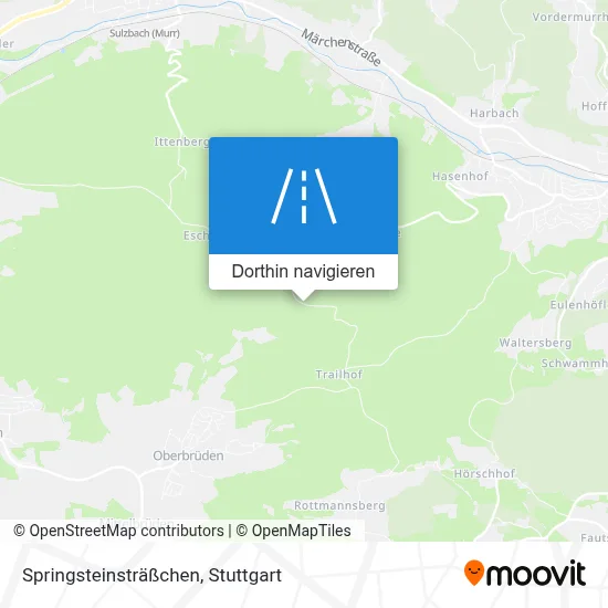 Springsteinsträßchen Karte