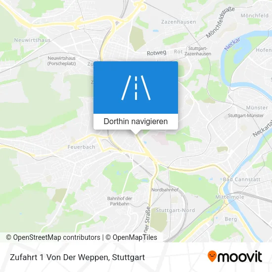 Zufahrt 1 Von Der Weppen Karte
