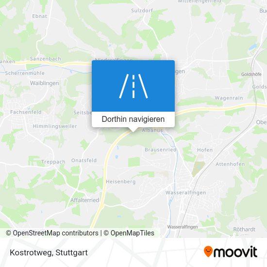 Kostrotweg Karte