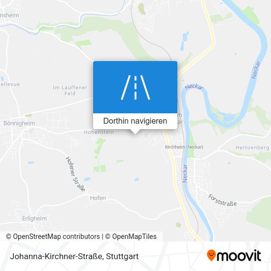 Johanna-Kirchner-Straße Karte