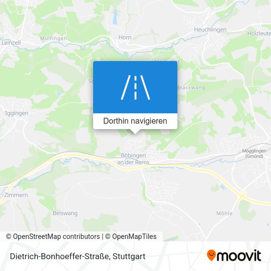 Dietrich-Bonhoeffer-Straße Karte