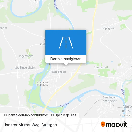 Innerer Murrer Weg Karte