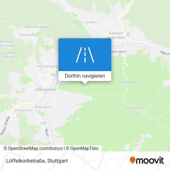 Löffelkorbstraße Karte