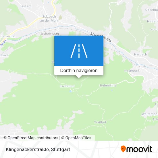 Klingenackersträßle Karte