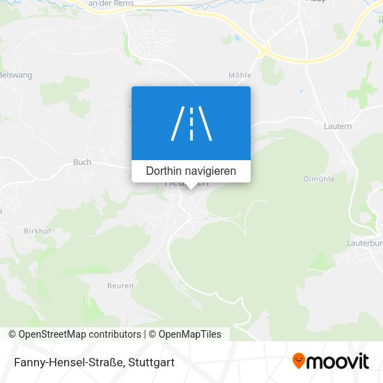 Fanny-Hensel-Straße Karte