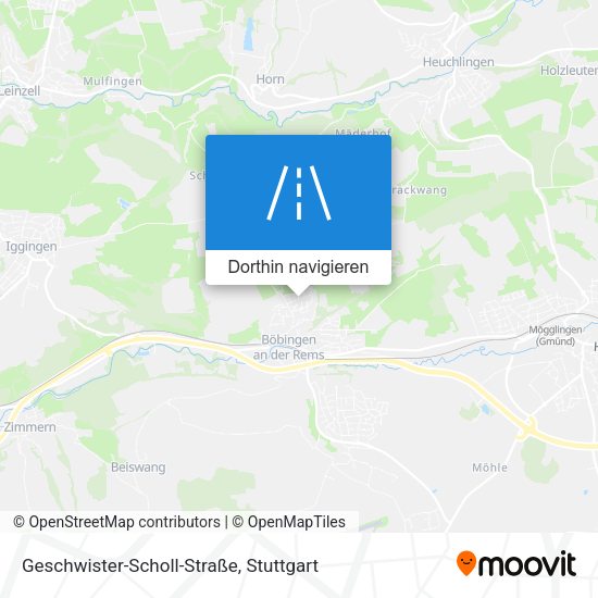 Geschwister-Scholl-Straße Karte