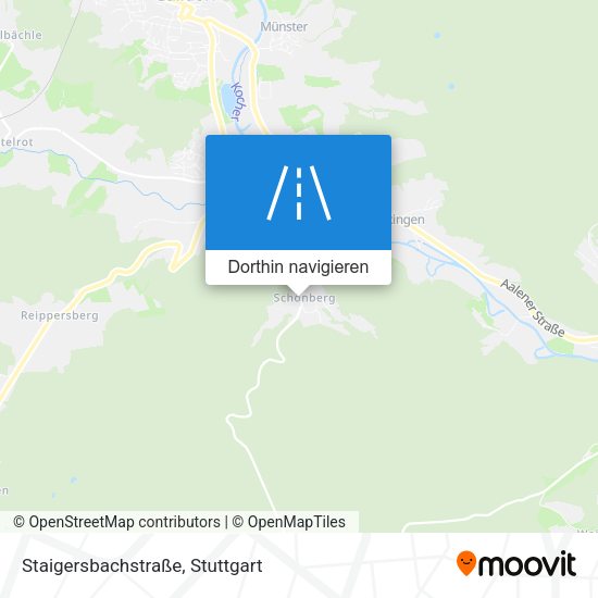 Staigersbachstraße Karte
