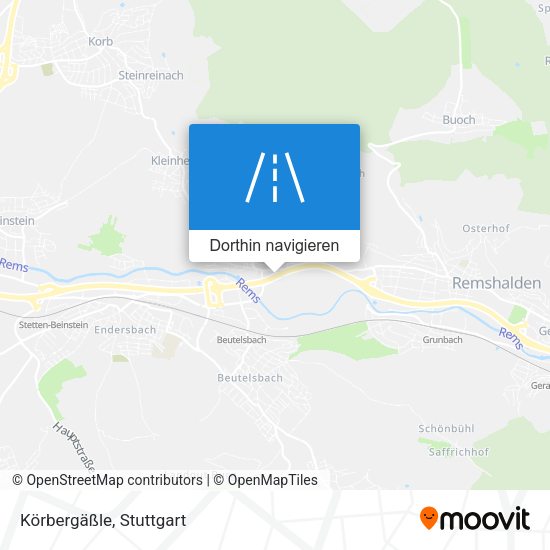 Körbergäßle Karte