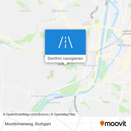 Mostbirnenweg Karte