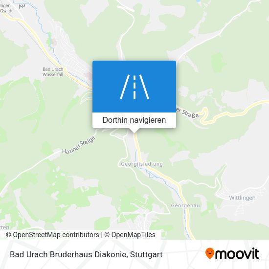 Bad Urach Bruderhaus Diakonie Karte